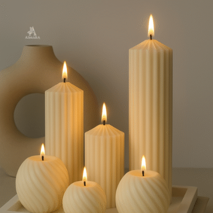 Mogra Muse Pillar Candle