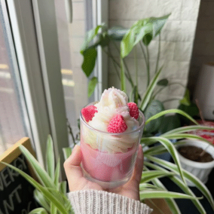 Whipped Cream Candle