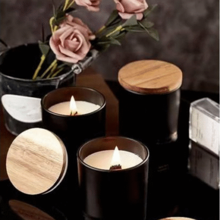 Black Premium Candle Jar