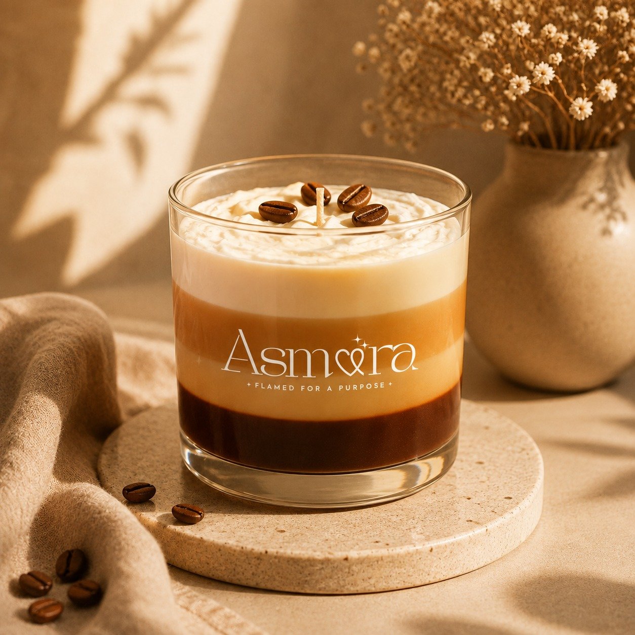 40.Coffee Cream Scented Candle Coffee Cream Scented Candle - Image 1