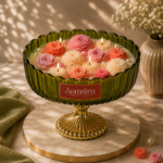 Floral Centrepiece Scented Candle - Image 4