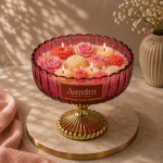 Floral Centrepiece Scented Candle - Image 3