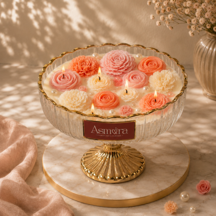 Floral Centrepiece Scented Candle